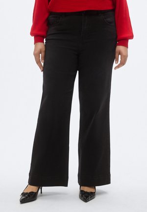 NMROOXY - Zvonové džínsy - black denim