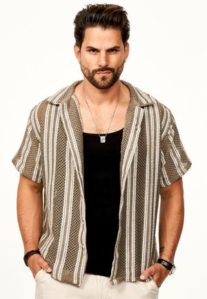 KURZARM VINTAGE - Hemd - brown