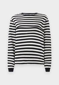 STRIPED - Stickad tröja - black