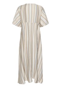 Culture Maksi suknelė - blue brown stripe