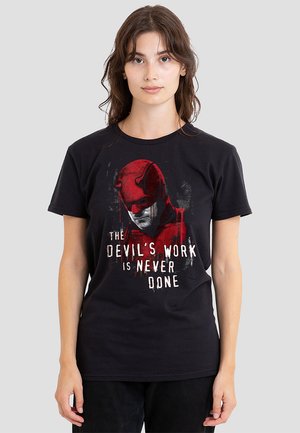 Print T-shirt - black
