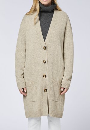 Polo Sylt Cardigan - oxford tan melange