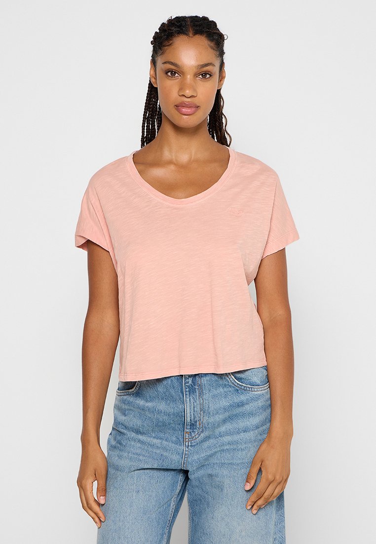 Pepe Jeans T-shirt basic roze