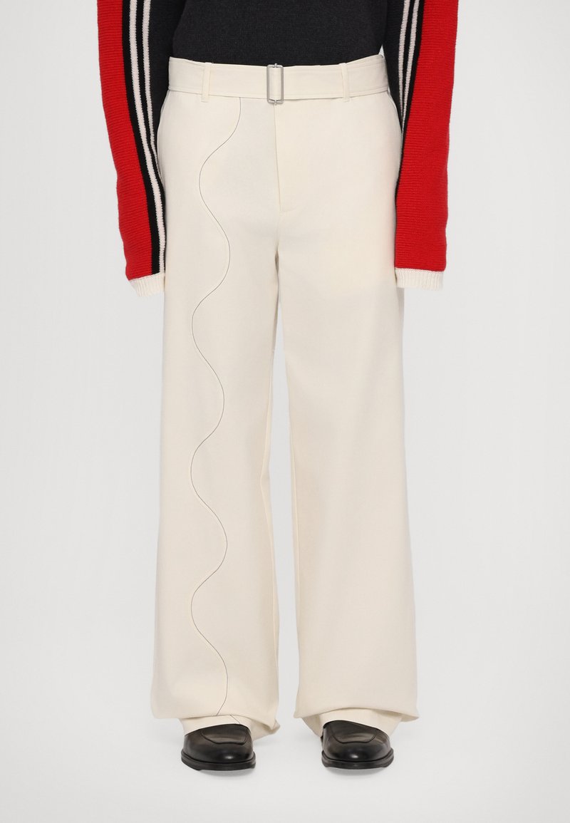 MSGM - PANTS - Kelnės - off white, Padidinti