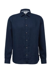 REGULAR FIT LANGARM - Shirt - tiefblau