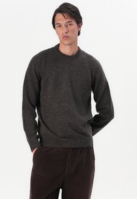 Barbour TAINSBURY CREW NECK  - Pulóver - dark oak