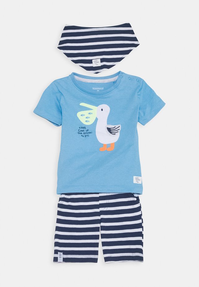 BIB SET - Foulard - light blue/dark blue