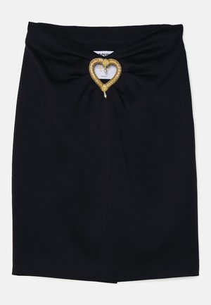 MOSCHINO SKIRT - Falda de tubo - black