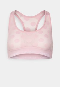 Não selecionado, pink shell