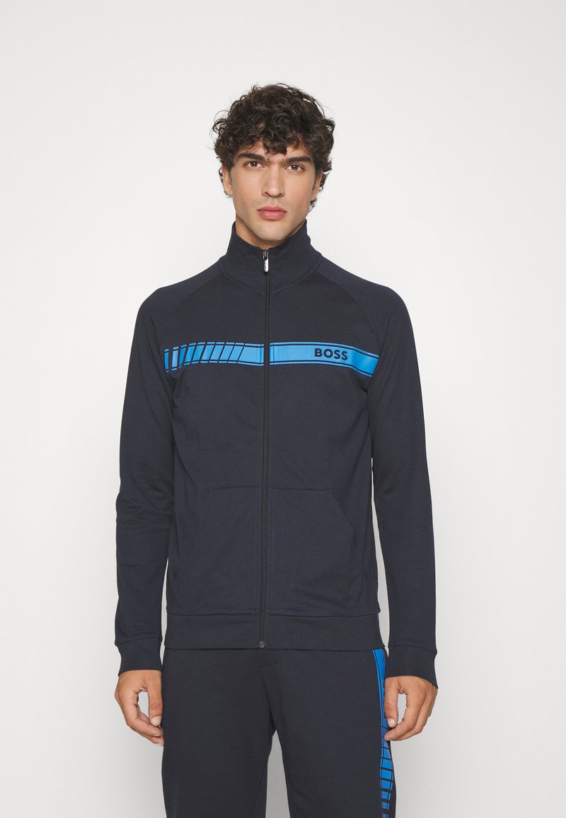 Boss Bodywear Authentic zip jacket in black