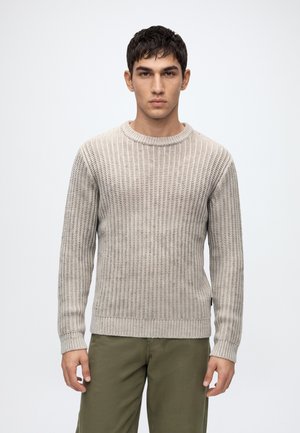 Jack & Jones, JJJAXON CREW NECK - Pullover - sea salt