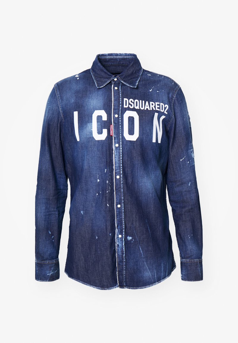 DSQUARED2 ICON Overhemd donkerblauw denim