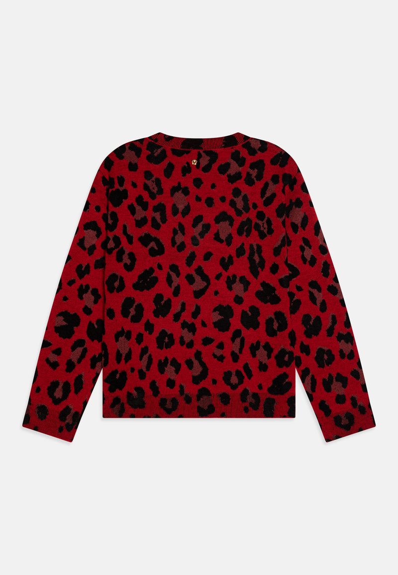 Versace FASHION SHOW LEOPARD Jumper lipstick red/red