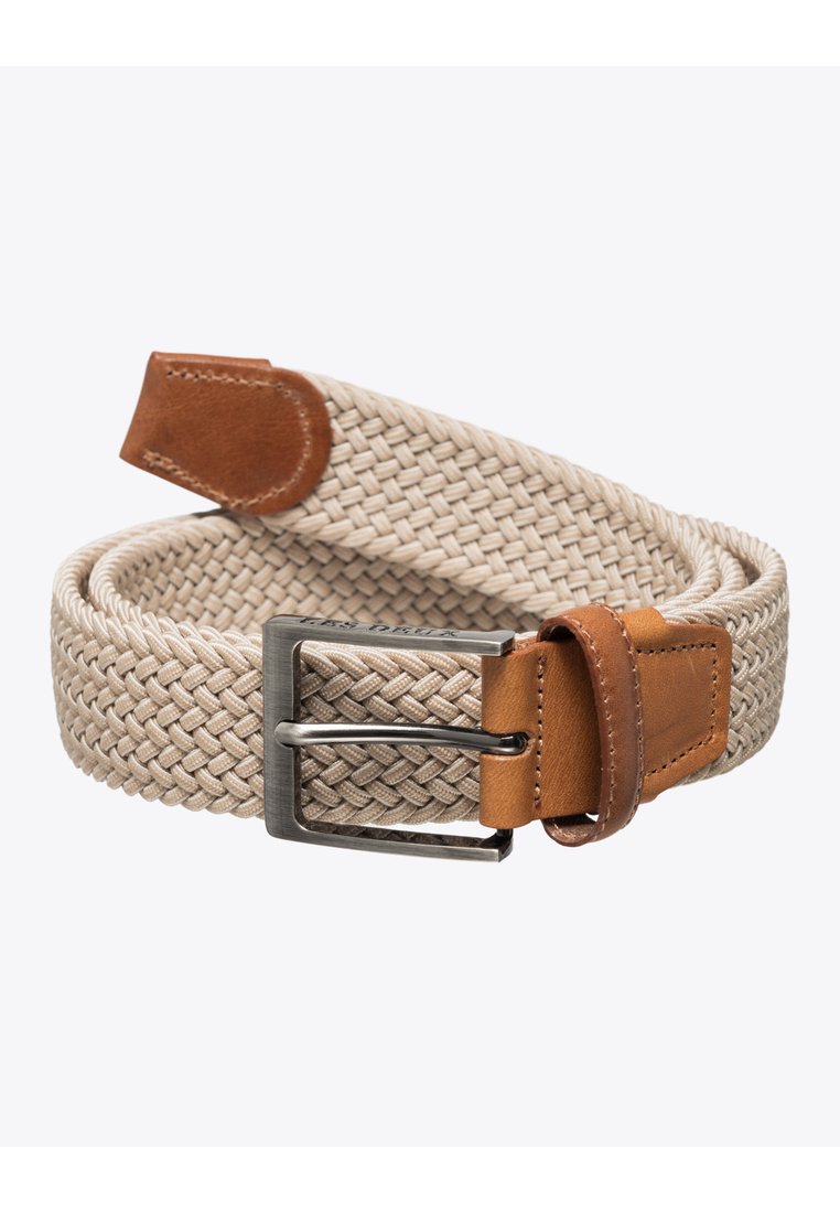 Les Deux WALKER BELT - Pleteni remen - light brown incense