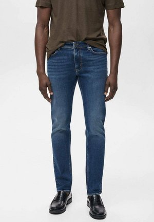 FADED DARK-WASH  - Jeans Tapered Fit - dark blue