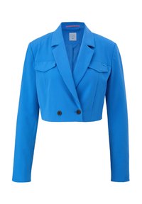 QS CROPPED  - Blazer - royalblau