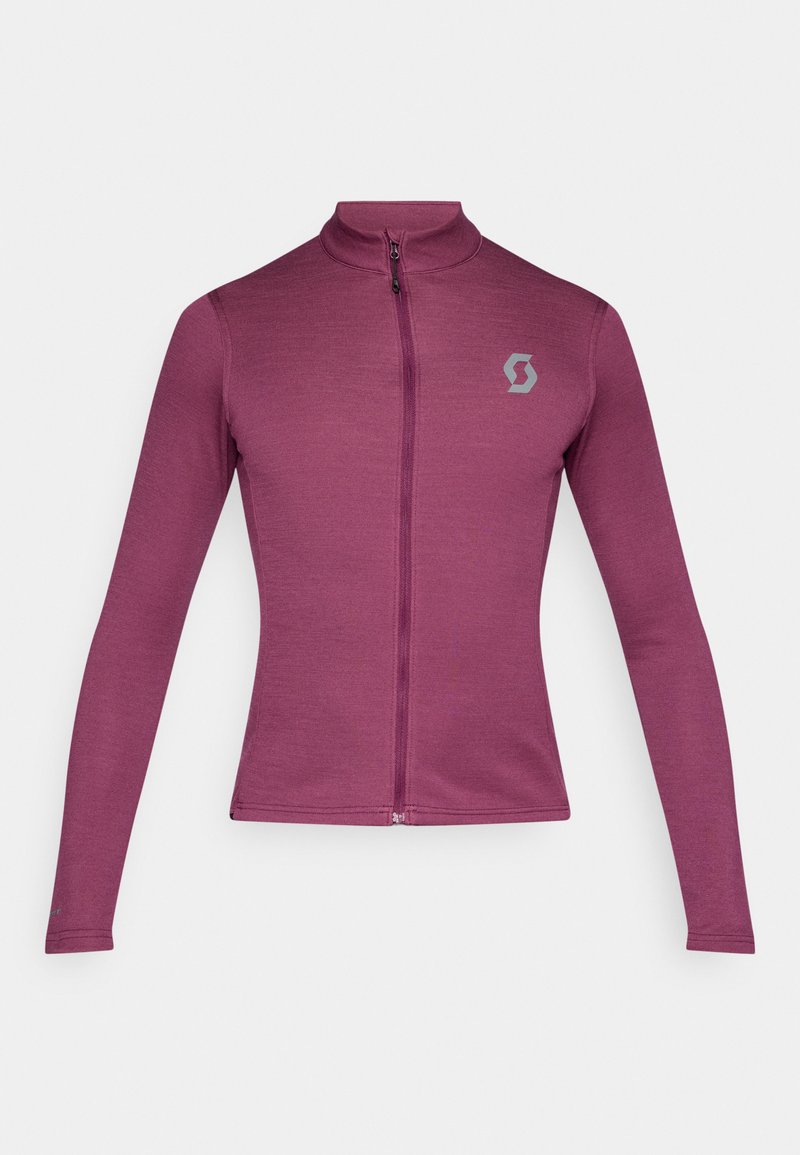 SCOTT Sports Sweater met rits rood
