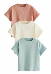 Next SHORT SLEEVE 3 PACK - REGULAR FIT - Triko s potiskem - neutral
