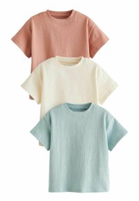 Next - SHORT SLEEVE 3 PACK - REGULAR FIT - Nyomott mintás póló - neutral Miniatűr kép 1