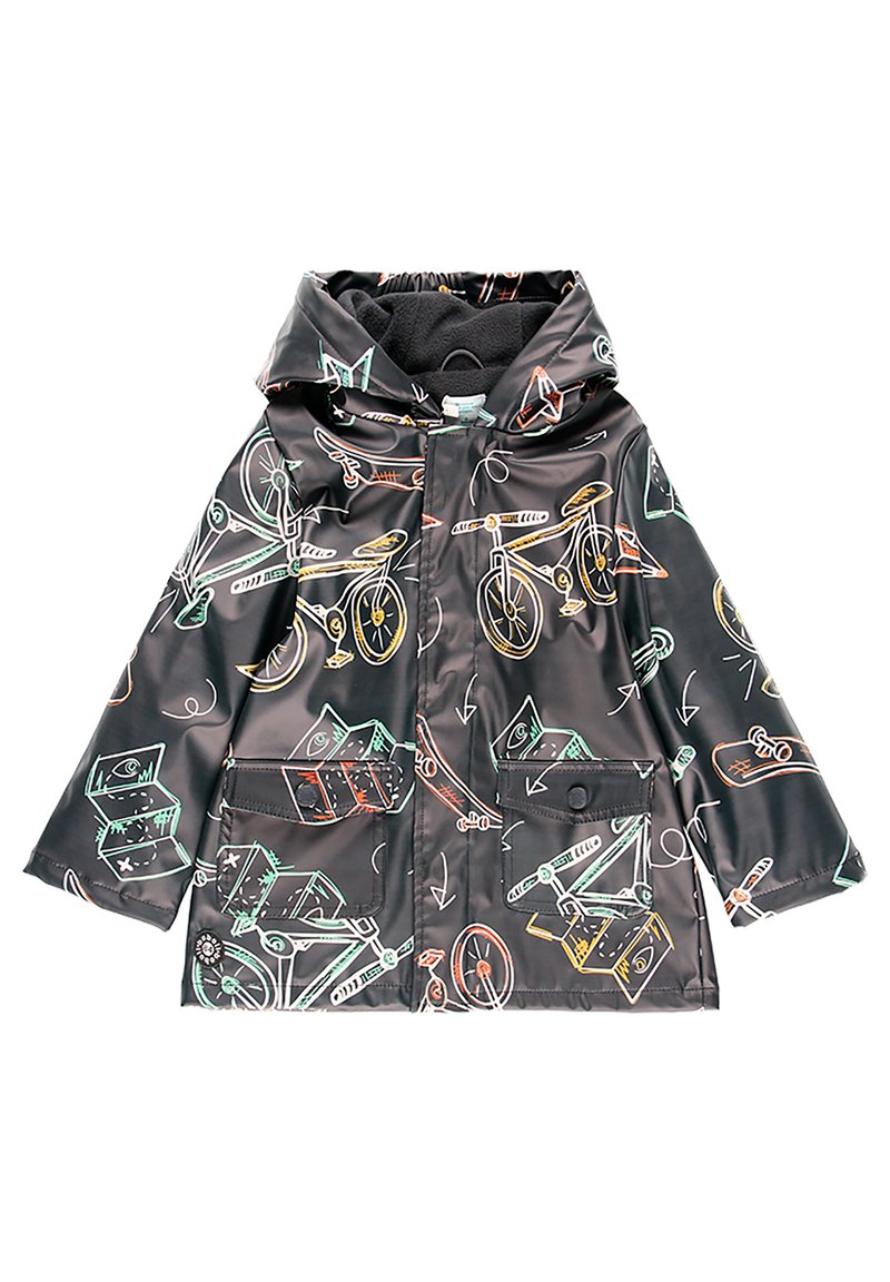 Kinder Jacken | Boboli Regenjacke / wasserabweisende Jacke print/schwarz - PK80841 Kinder Jacken | Boboli Regenjacke / wasserabweisende Jacke print/schwarz - PK80841