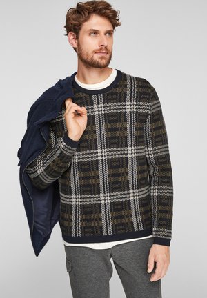 SELECTED HOMME Maglione Uomo Slhrome LS Knit – Girocollo, In Cotone Biologico E Tencel Lyocell - 6