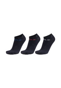 Replay UNISEX 9 PACK LOGO EINFARBIG - Calzini - weiß schwarz dunkelblau