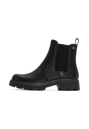 Stivaletti con plateau - black