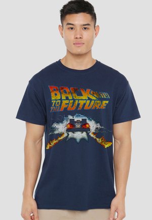 Universal Studios, BACK TO THE FUTURE DELOREAN - T-Shirt print - dark blue