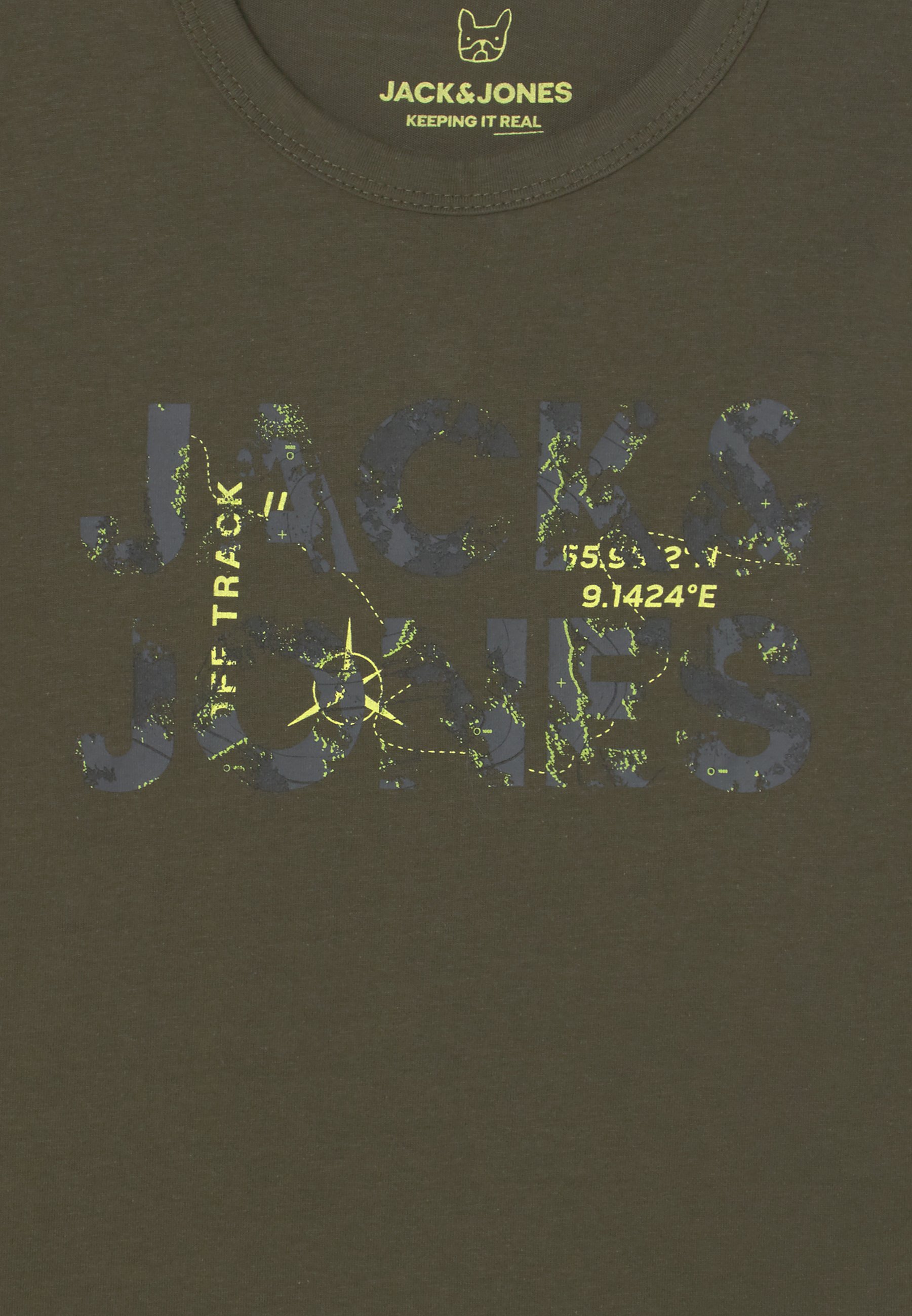 Jack & Jones Camiseta Hombre JCOENERGY LOGO TEE SS CREW NECK