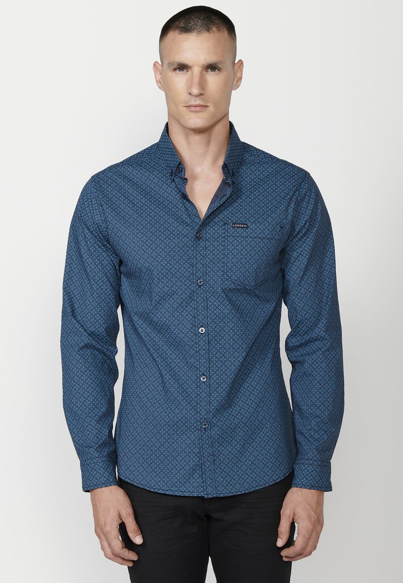 Koroshi LONG SLEEVE - Cămașă - navy
