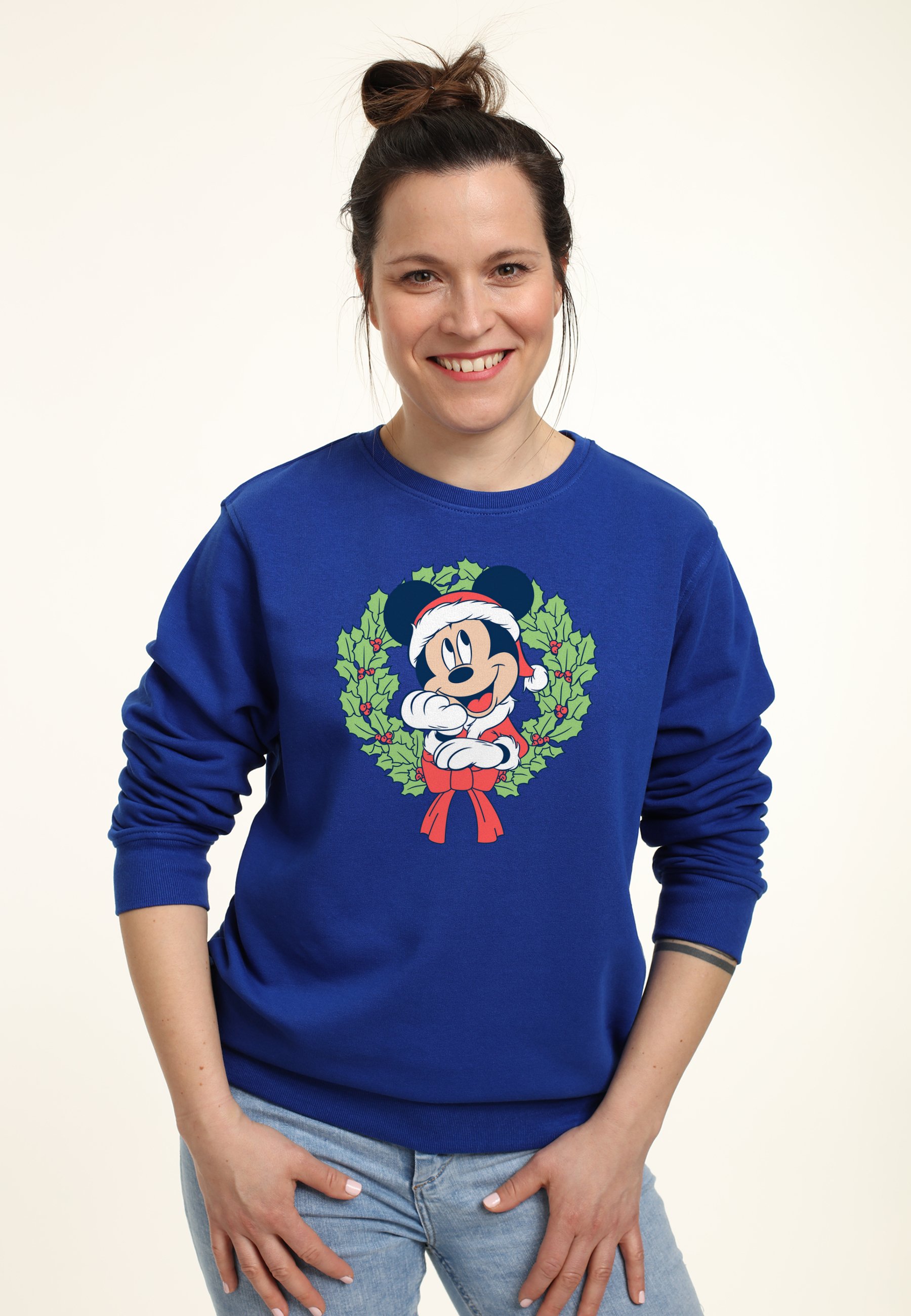 Disney MICKEY FRIENDS MICKEY CHRISTMAS WREATH Sweatshirt royal - Main Image