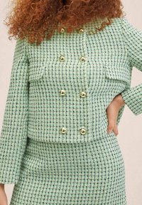 Mango Overgangsjakke - light green