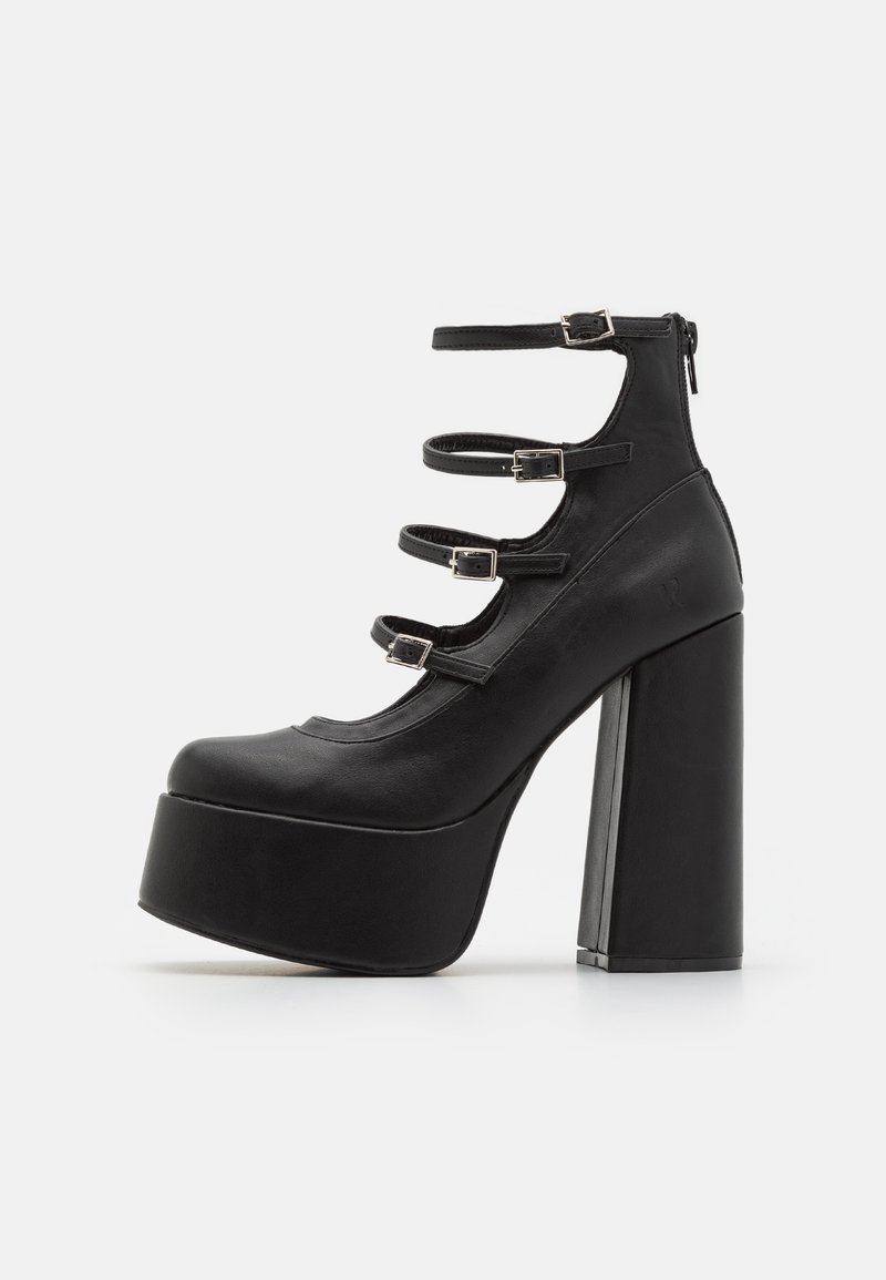 Koi Footwear GURREN PLATFORM - Platvormkontsad - black