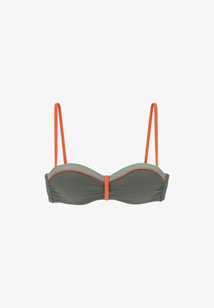 LASCANA, BÜGEL BANDEAU - Bikinitop - oliv