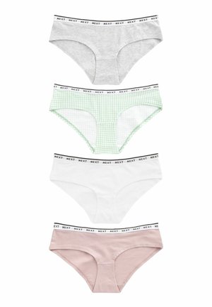 Next RICH LOGO KNICKERS FOUR PACK - Slip - white grey green pink