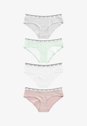 Next RICH LOGO KNICKERS FOUR PACK - Slip - white grey green pink
