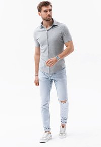 Ombre SHORT SLEEVE - Vapaa-ajan kauluspaita - grey