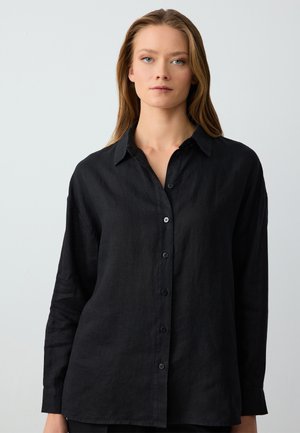 Hemdbluse - black