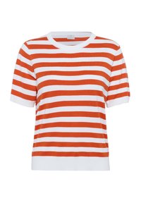Print T-shirt - chalk grenadine stripe