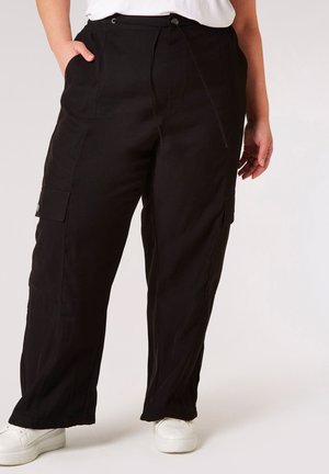 CURVE COMBAT  - Pantalones cargo - black