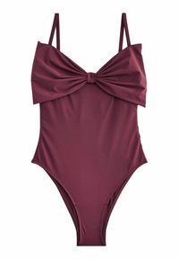 Next OVERSIZED BOW DETAIL TUMMY CONTROL - Uimapuku - wine