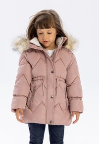 MINOTI QUILTED FUR FAUX HOODED - Džemperis ar kapuci - pink
