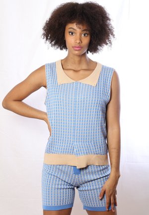 LINA GOLF - T-Shirt sport - blue beige