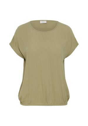 Kaffe Curve, KCAMI STANLEY SHORT SLEEVE - Bluse - aloe