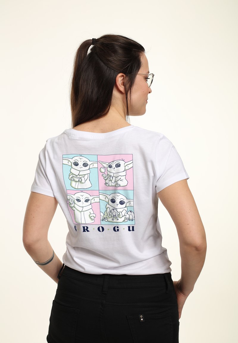 Star Wars STAR WARS: THE MANDALORIAN GROGU CUTE BOXUP - Camiseta estampada - white