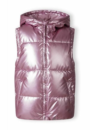 METALIC SHINE PADDED - Mellény - purple