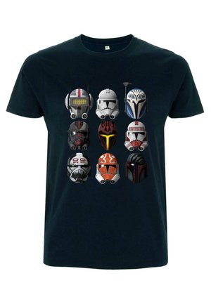 Star Wars STAR WARS  CLONE WARS CLONE HELMETS - T-shirt z nadrukiem