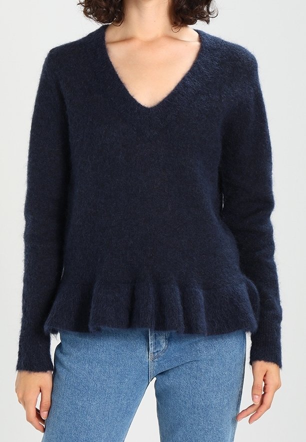 Selected Femme Neule - dark blue