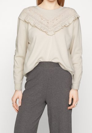 Sweatshirt - beige