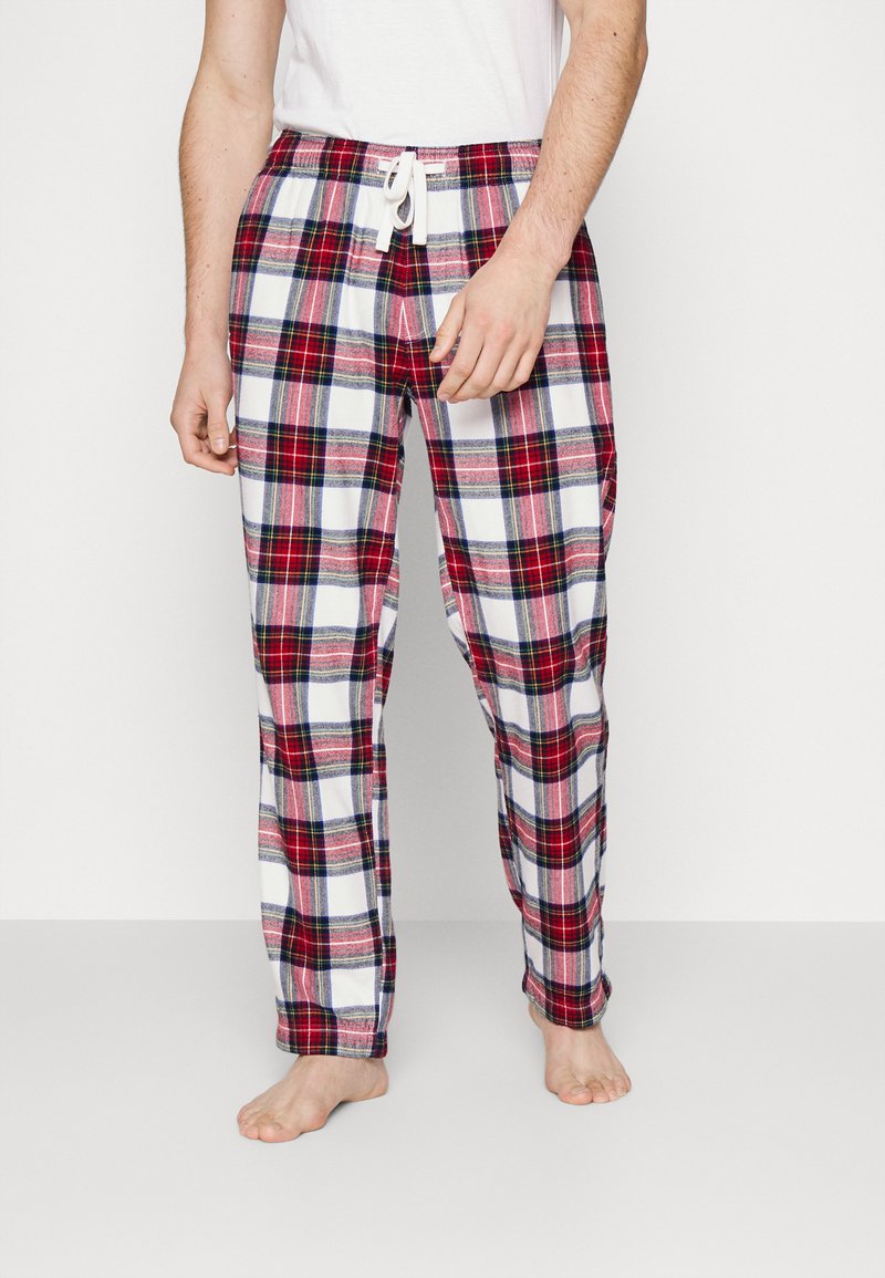 Abercrombie & Fitch CLASSIC SLEEP PANT - Calças de pijama - cream/tartan